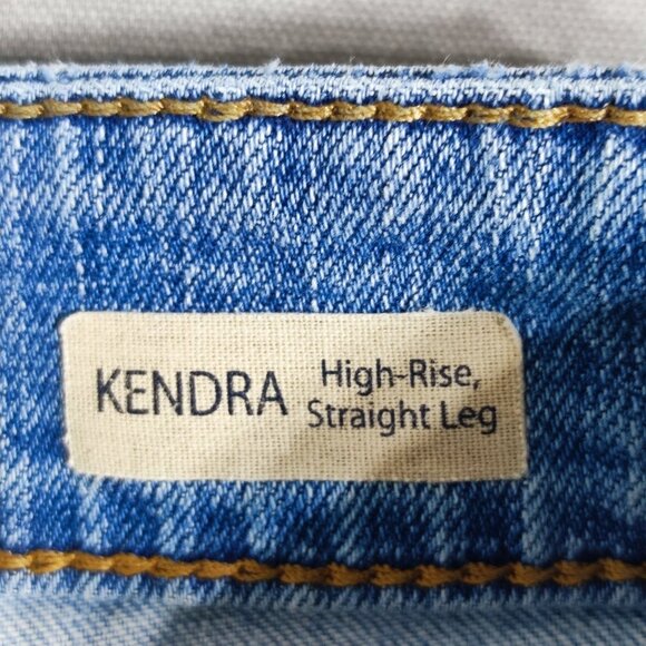 Mavi Jeans Kendra High-rise straight leg women's size 31 hard washed blue - Picture 7 of 14